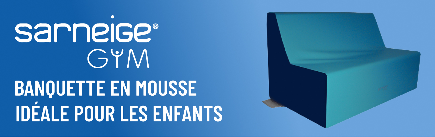 Banquette en mousse pour enfants