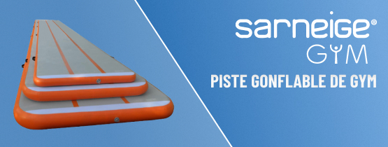 Piste gonflable de gym