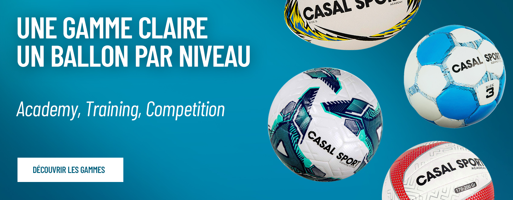 Nouvelle gammes de ballons