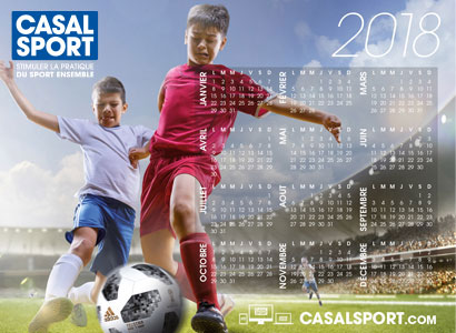 Calendrier Casal Sport 2018