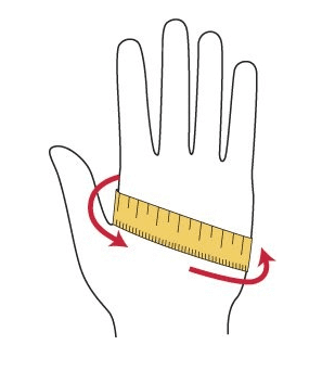Guide des tailles des gants de gardiens