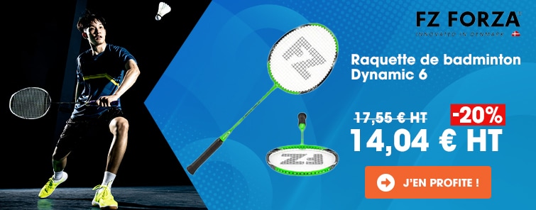 Promotion raquette de badminton Forza Dynamic 6