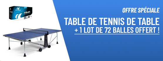 Concours Cornilleau - Tentez de gagner une table de tennis de table