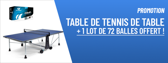 Concours Cornilleau - Tentez de gagner une table de tennis de table