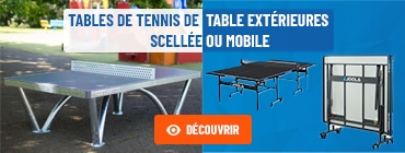 Tables de tennis de tables extérieures