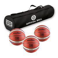 Lot 3 ballons basket - Molten - BG3800 FFBB FIBA taille 6