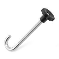 Crochet canne avec molette de serrage