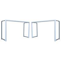 Mini-buts de foot repliable 1,5 x 1 m