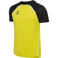 Maillot match manche courte lead2.0 jaune/noir hummel