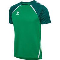 Maillot match manche courte lead2.0 vert hummel