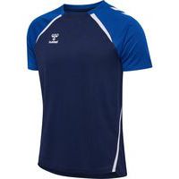 Maillot match manche courte lead2.0 marine/bleu hummel
