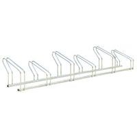 Support cycles râtelier, Longueur hors tout: 2370 mm, Nb de places: 6, Modèle: Côte à côte