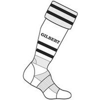 Chaussettes training Gilbert blanc / noir