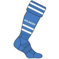 Chaussettes training Gilbert royal / blanc