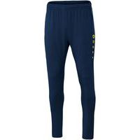 Pantalon d'entraînement de foot enfant - Jako - Premium Bleu marine/Jaune fluo