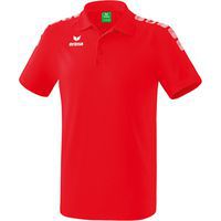 Polo - Erima - 5-c essential enfant rouge/blanc
