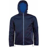 Coupe-vent doublé en nylon MARINE/ROYAL
