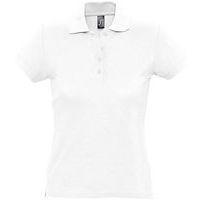 Polo personnalisable femme en coton maille piquée 170 BLANC