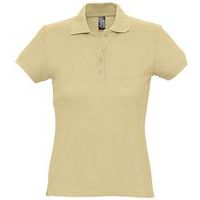 Polo personnalisable femme en coton maille piquée 170 SABLE