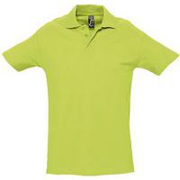 Polo personnalisable homme en coton VERT POMME