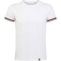 Tee-shirt personnalisable homme en coton BLANC / VERT PR