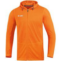 Veste running à capuchon - Jako - Run 2.0 Orange fluo