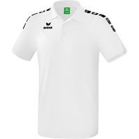 Polo - Erima - 5-c essential enfant blanc/noir