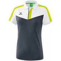 Polo - Erima - squad femme blanc/slate grey/bio lime