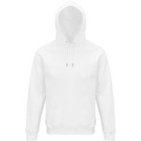 Sweat personnalisable à capuche coton organique bio BLANC