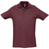 Polo personnalisable homme en coton BORDEAUX
