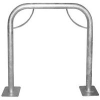 Arceau simple range vélo à platine pour 2 vélos Mottez