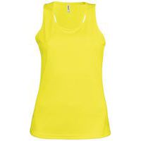 Débardeur féminin Jaune fluo