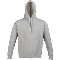 Sweat personnalisable à capuche Slam Club enfant gris chiné