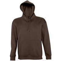 Sweat personnalisable à capuche Slam Club chocolat