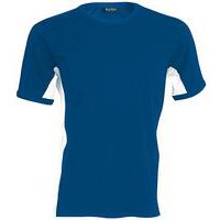 T-shirt bicolore Equipe bleu royal blanc