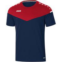T-shirt de foot manches courtes - Jako - Champ 2.0 Bleu marine/Rouge