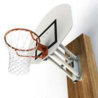 Panier de basket mural fixe en acier - Sodex