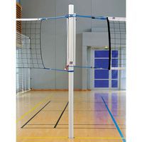 OXYGIE Ensemble de filet de volleyball portatif avec poteaux en