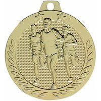 Médaille course à pied or - 40mm