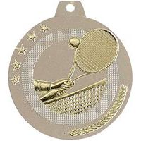 Médaille tennis sable et or - highlight - 50mm