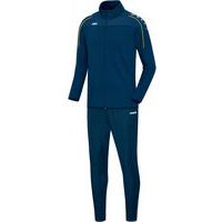 Ensemble survêtement de foot veste et pantalon enfant - Jako - Classico Bleu marine/Jaune