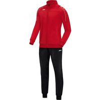 Ensemble survêtement de foot polyester veste et pantalon enfant - Jako - Classico Rouge