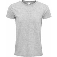 Tee-shirt personnalisable coton organique bio Jersey 140 GRIS CHINÉ