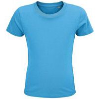 Tee-shirt personnalisable enfant coton organique bio Jersey 150 AQUA