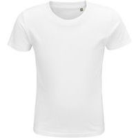 Tee-shirt personnalisable enfant coton organique bio Jersey 150 BLANC