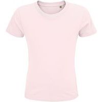 Tee-shirt personnalisable enfant coton organique bio Jersey 150 ROSE PÂLE
