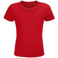 Tee-shirt personnalisable enfant coton organique bio Jersey 150 ROUGE