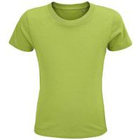 Tee-shirt personnalisable enfant coton organique bio Jersey 150 VERT POMME