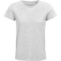 Tee-shirt personnalisable femme coton organique bio Jersey 150 BLANC CHINÉ