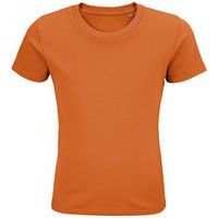 Tee-shirt personnalisable enfant coton organique bio Jersey 175 ORANGE